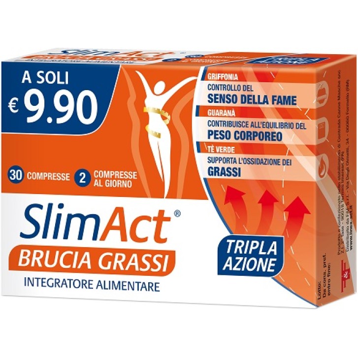 SLIM ACT BRUCIA GRASSI 30CPR