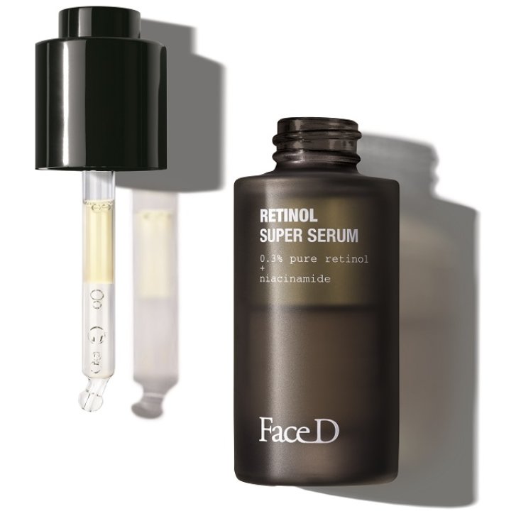 Face D Super Siero Retinolo Anti-Età con Retinolo 0.3% e Acido Ialuronico 30 ml - Face D