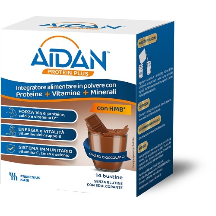 AIDAN PROTEIN PLUS cioccolato 14 bustine