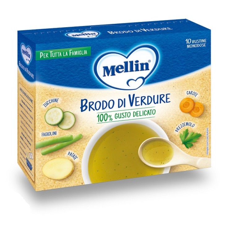 MELLIN BRODO DI VERDURE 10X8G