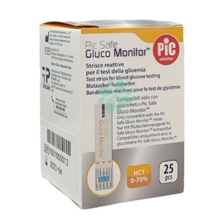 PIC STRISCE GLUCO MONITOR 25PZ