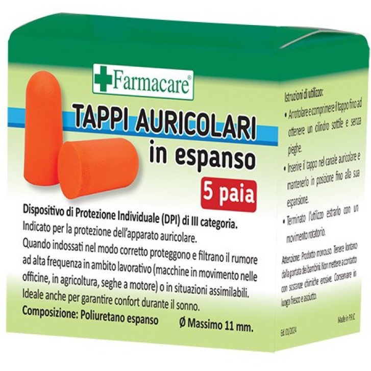 TAPPI AURICOLARI ESPANSO 5PAIA