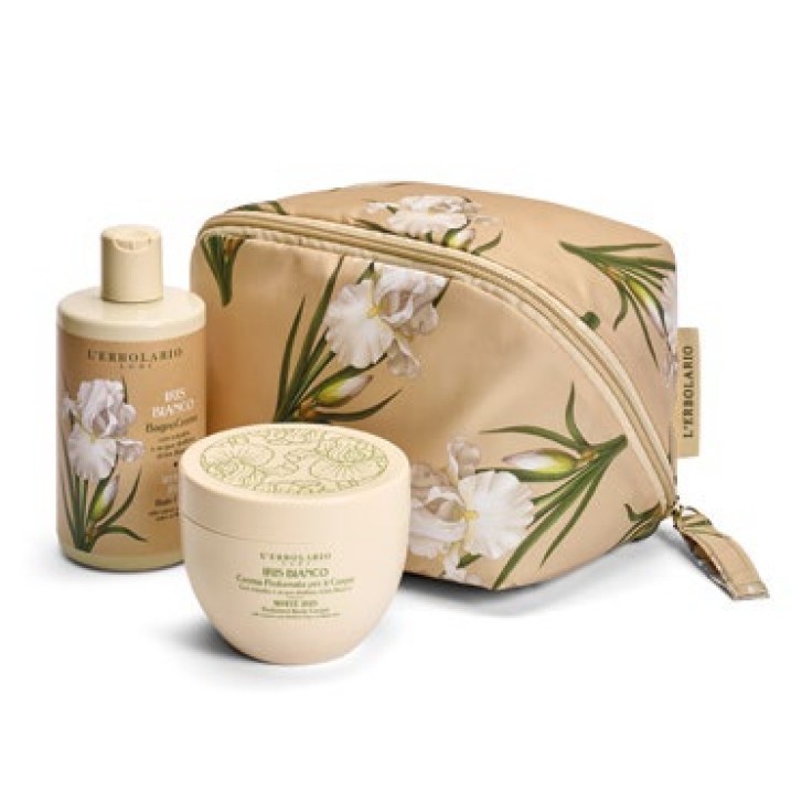 IRIS BIANCO BEAUTY CASE GEMMA 1 BAGNO CREMA 300 ML + 1 CREMAPROFUMATA CORPO 300 ML