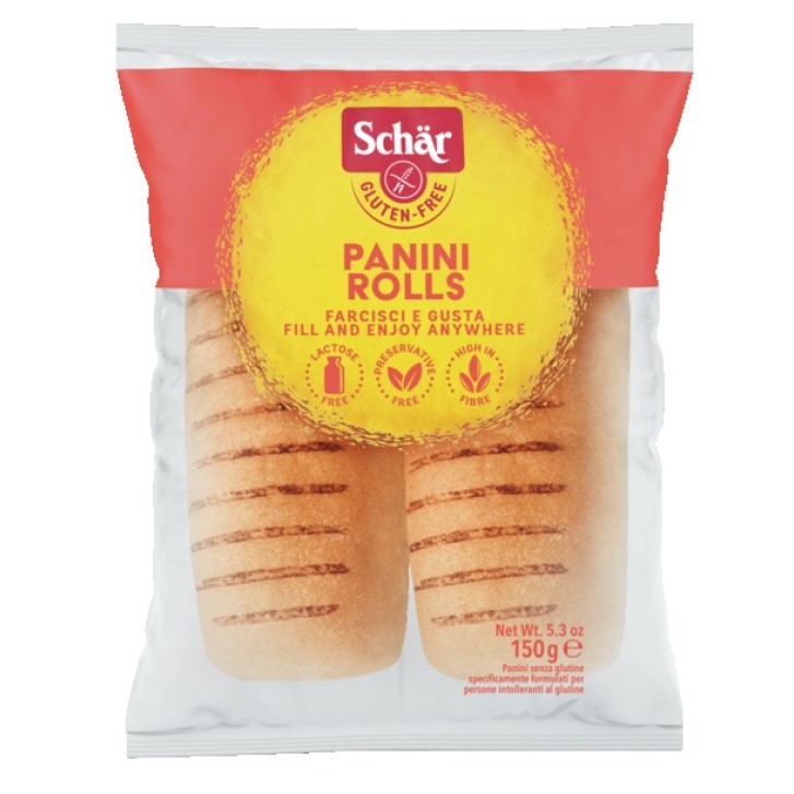 SCHAR PANINI ROLLS 2X75GR S/G