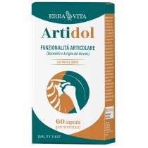 Artidol Integratore Articolazioni con Boswellia 60 Capsule 500mg Senza Glutine - ERBA VITA