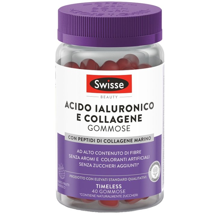 SWISSE ACIDO IALURONICO & COLLAGENE 40 GOMMOSE SWISSE ACIDO IALURONICO & COLLAGENE 40 GOMMOSE