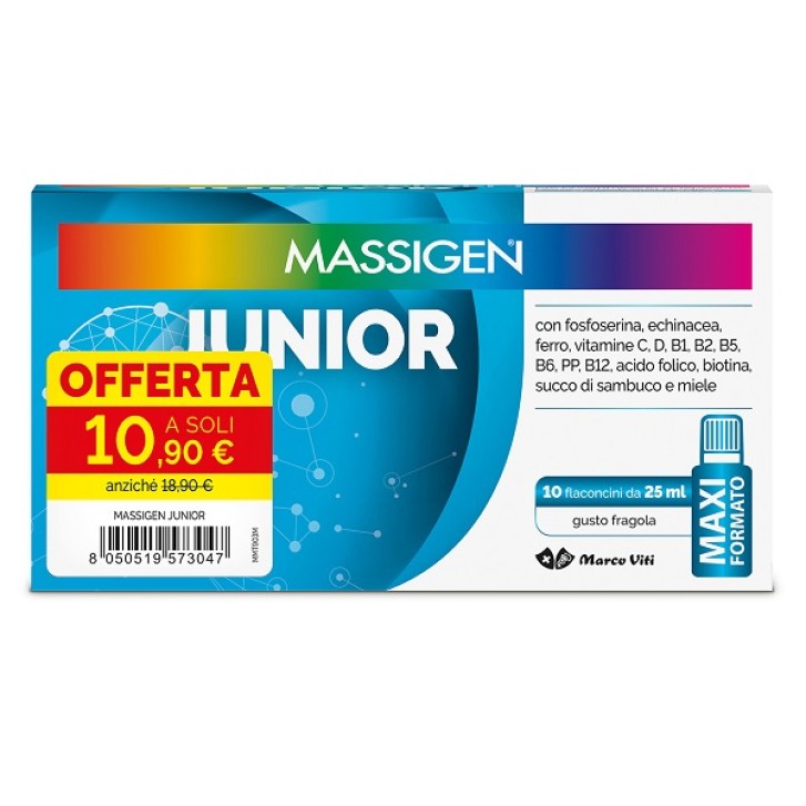 MASSIGEN JUNIOR 10FL 10,90E MASSIGEN JUNIOR 10FL 10,90E