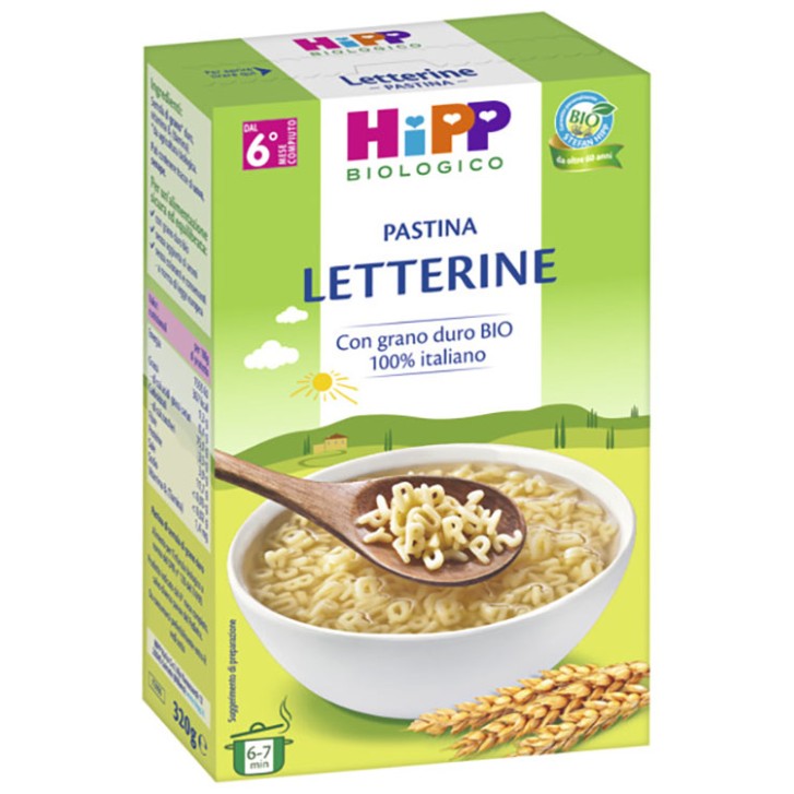 HIPP BIO PASTINA LETTERINE 320GR