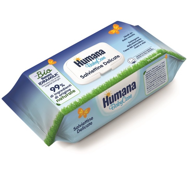 HUMANA BABY C.SALVIETTE 72PZ