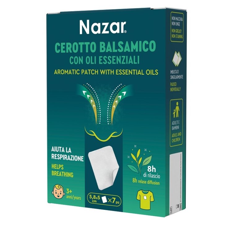 NAZAR CEROTTO BALSAMICO C/OE 7PZ NAZAR CEROTTO BALSAMICO C/OE 7PZ