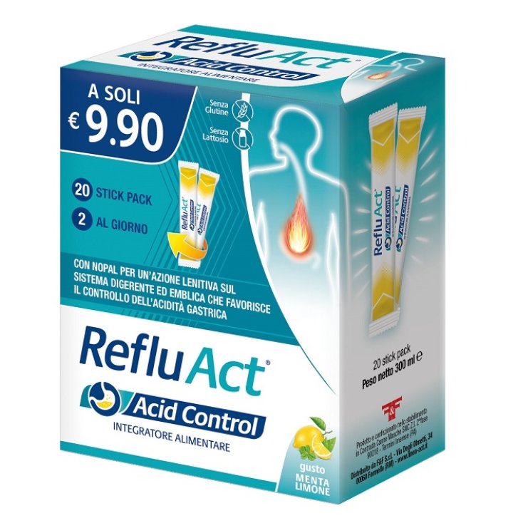 REFLU ACT ACID CONTROL 20STICK