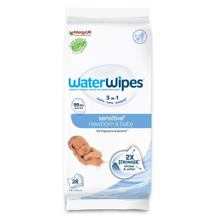 WATERWIPES SALV.BABY BIODEGR.28P