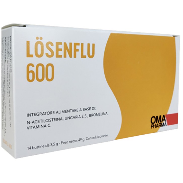 LOSENFLU 600MG 14 bustine 3,5G