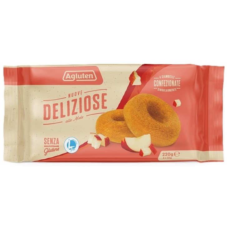 AGLUTEN NUOVE DELIZ MELE 4X55G