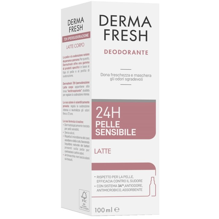 DERMAFRESH 24H P SENS LAT100ML