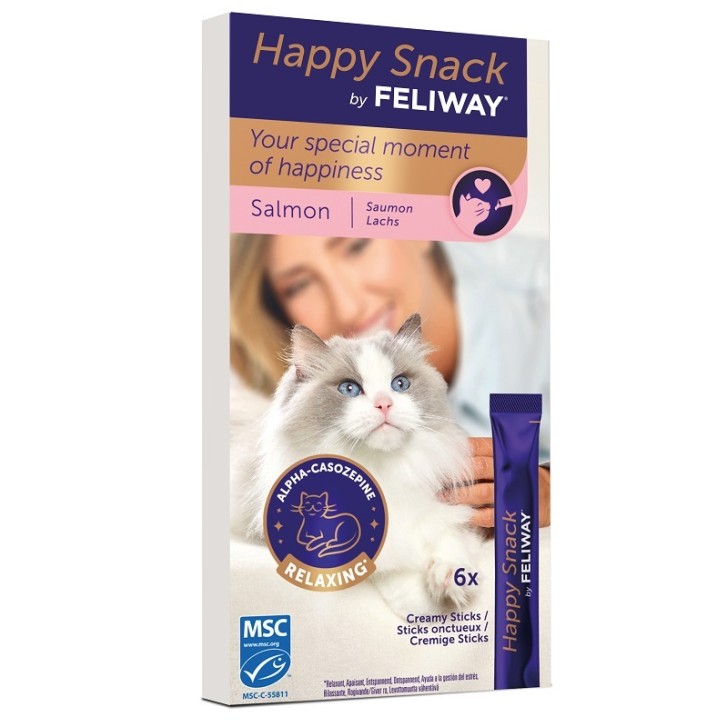 V FELIWAY HAPPY SNACK SALM 6STK
