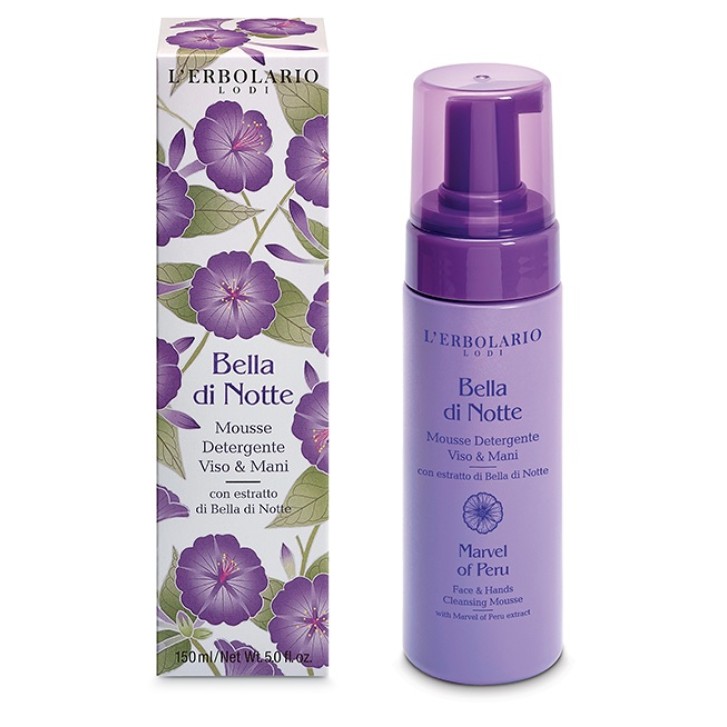 BELLA DI NOTTE MOUSSE DETERGENTE VISO MANI 150 ML BELLA DI NOTTE MOUSSE DETERGENTE VISO MANI 150 ML