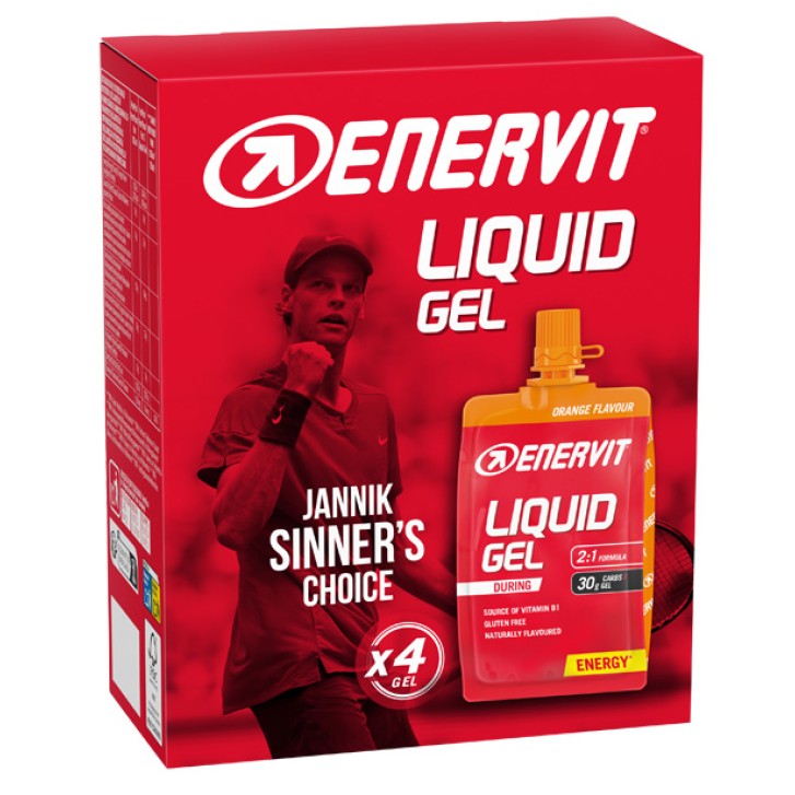 ENERVIT SPORT LIQ.GEL ARANCIA 4P