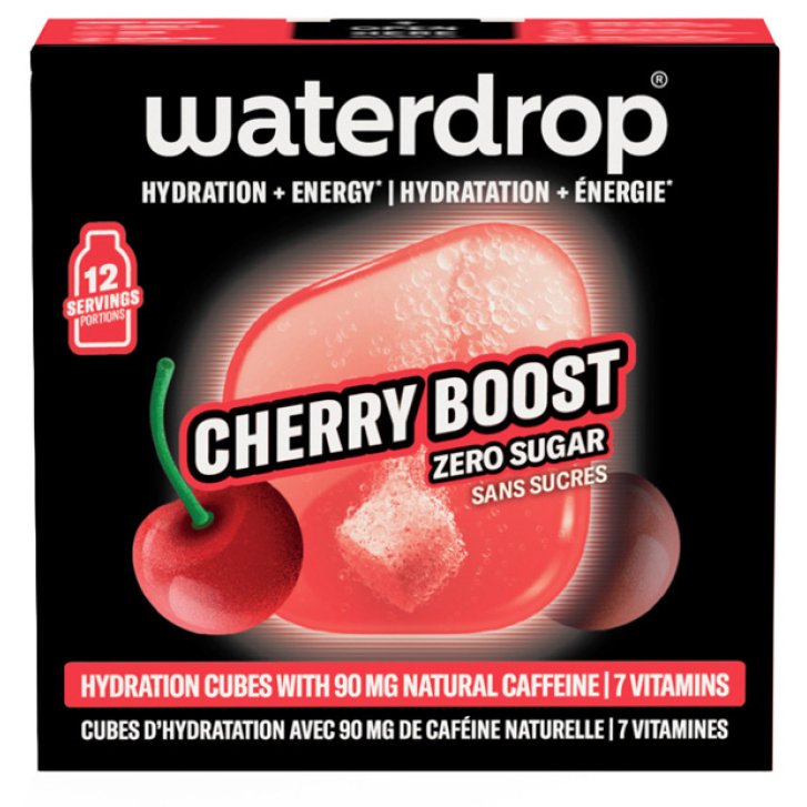 WATERDROP MICROENERGY CHERRY BOOST 12 CUBETTI