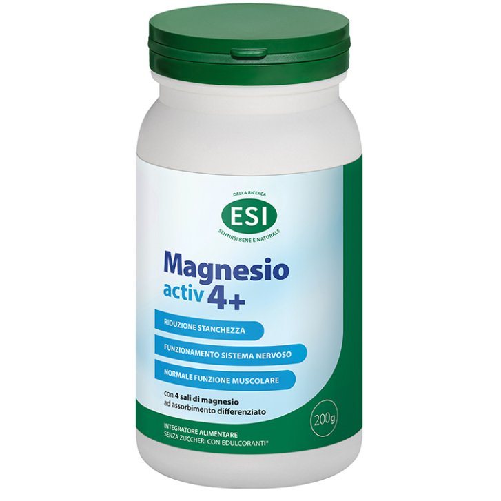 MAGNESIO ACTIV 4+ 200G S/G ESI