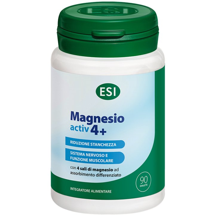 MAGNESIO ACTIV 4+ 90 OVAL ESI