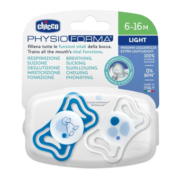 CHI SUCCH LIGHT BLU SIL 6-16M 2P
