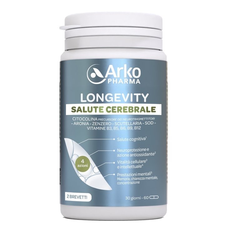 LONGEVITY SALUTE CEREBRALE 60CPS