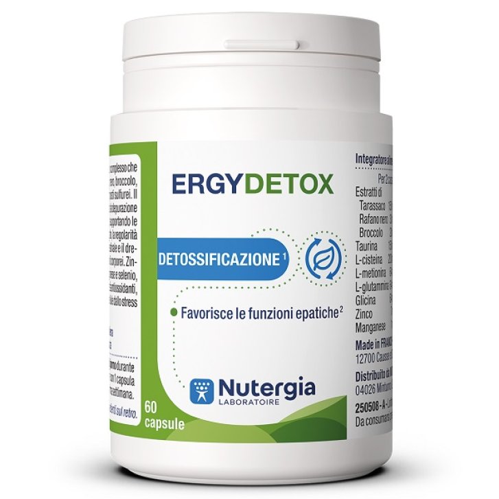 ERGYDETOX 60CPS NUTERGIA