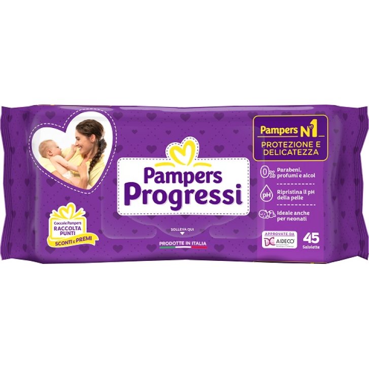 PAMPERS PROGRESSI SALV 45PZ PAMPERS PROGRESSI SALV 45PZ