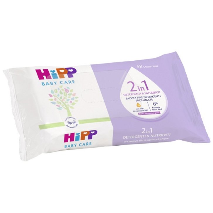 HIPP SALVIETTINE 2IN1 48PZ