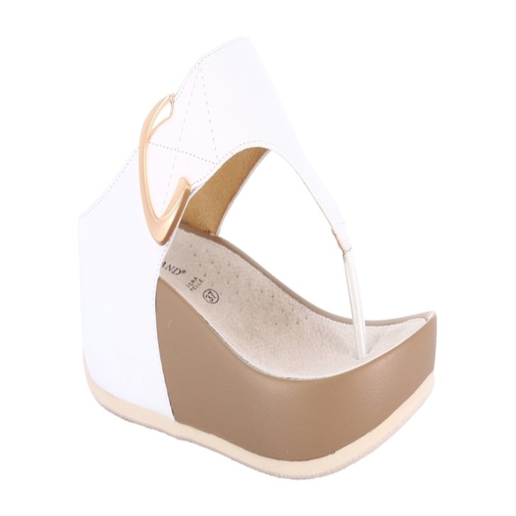GRUNLAND C9DIRA CIABATTA DONNA S BIANCO 36