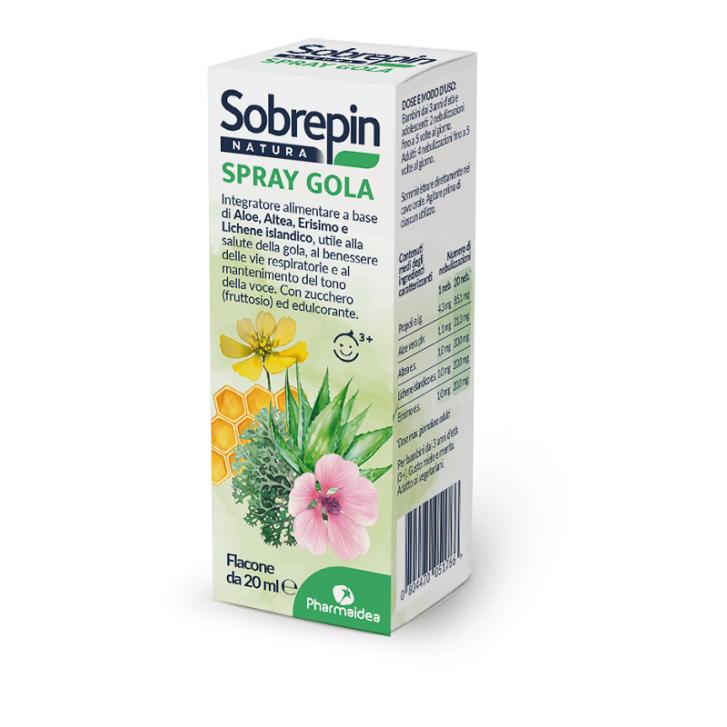 SOBREPIN NATURA SPRAY GOLA 20ML SOBREPIN NATURA SPRAY GOLA 20ML