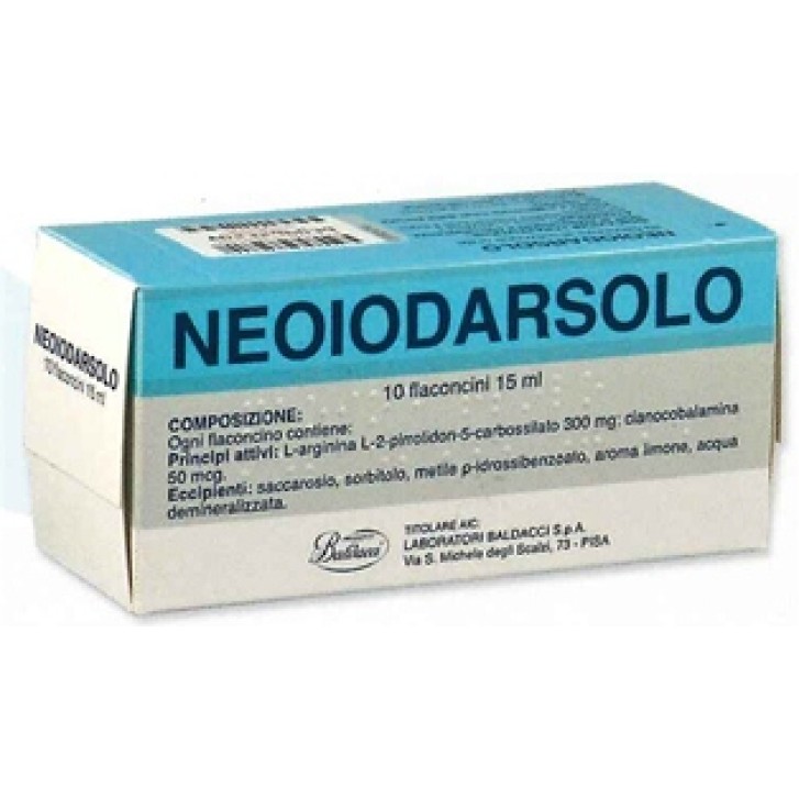NEOIODARSOLO soluzione orale 10 flaconcini 15 ml