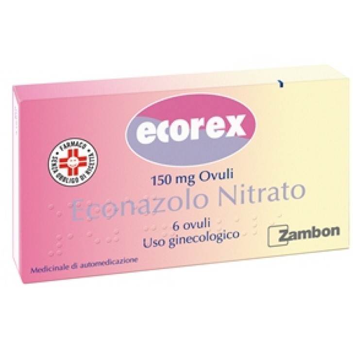 ECOREX*6 ovuli vaginali 150 mg