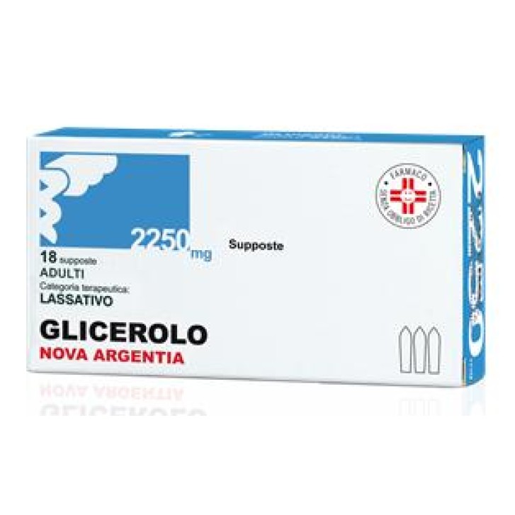 GLICEROLO NOVA ARGENTIA adulti 18 supposte 2.250 mg