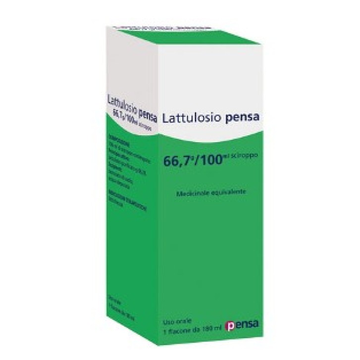 LATTULOSIO (PENSA PHARMA)*sciroppo 180 ml 66,7 g/100 ml flacone