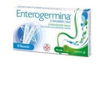 ENTEROGERMINA 10 flaconcini 2 miliardi spore attive 5 ml