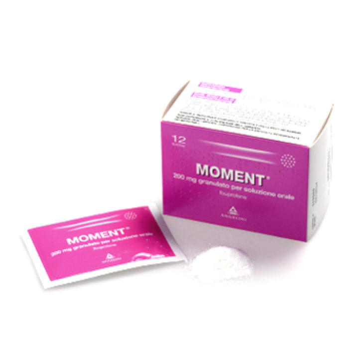 MOMENT 12 bustine granulare  200 mg