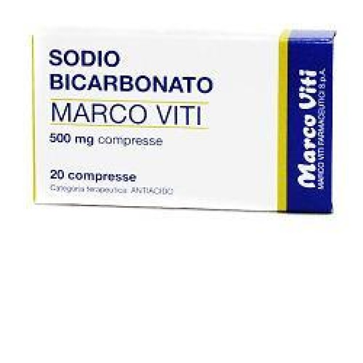 SODIO BICARBONATO (MARCO VITI)*20 cpr 500 mg