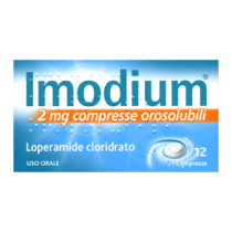 IMODIUM*12 cpr orosolubili 2 mg