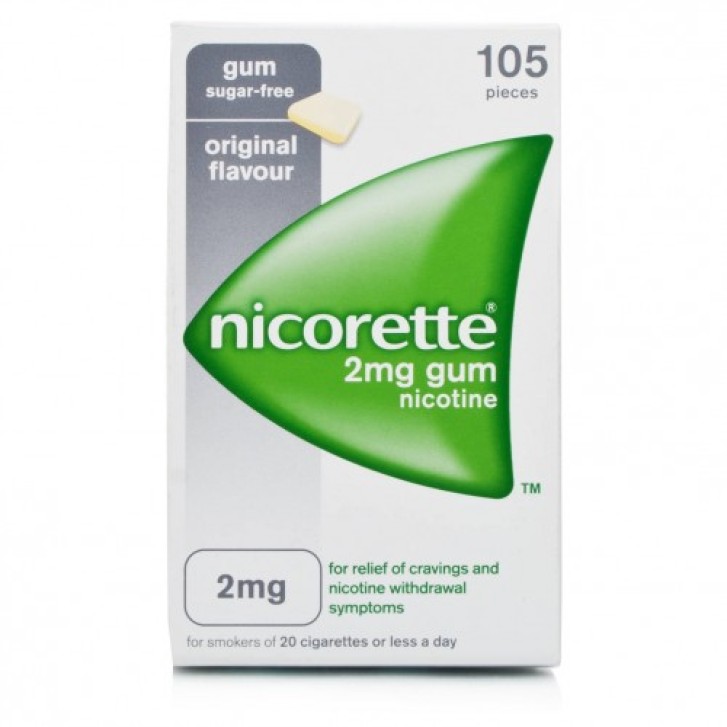 NICORETTE 105 gomme masticabili alla nicotina 2 mg