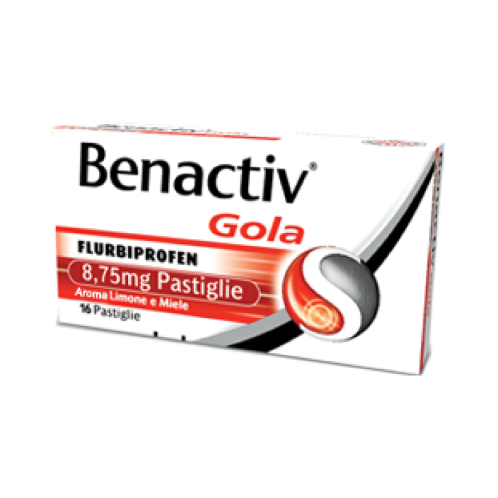 BENACTIV GOLA*16 pastiglie 8,75 mg limone miele