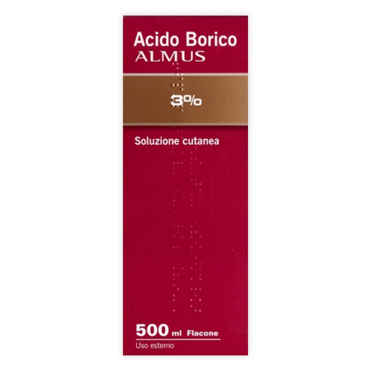 ACIDO BORICO (ALMUS)*soluz cutanea 500 ml 3%