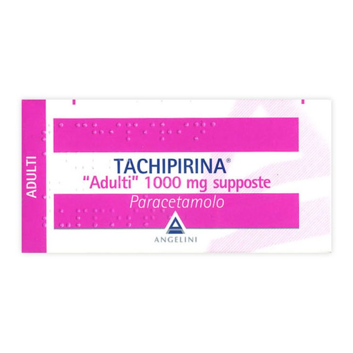 TACHIPIRINA adulti 10 supposte 1.000 mg