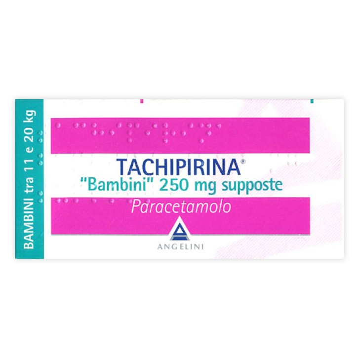 TACHIPIRINA bambini10 supposte 250 mg