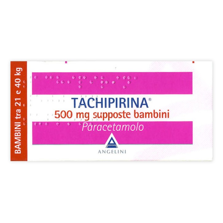 TACHIPIRINA bambini 10 supposte 500 mg