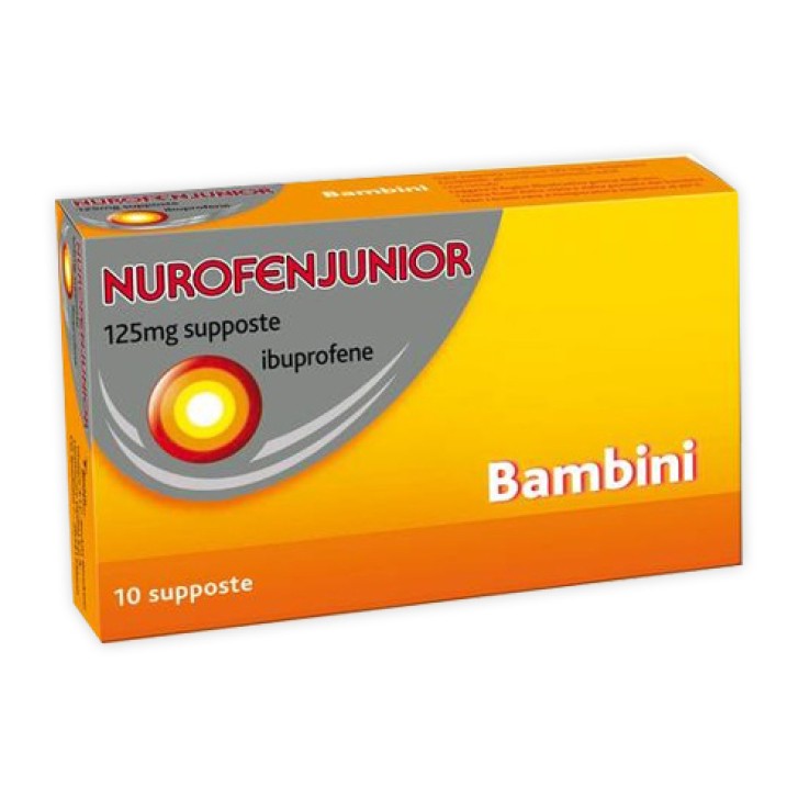 NUROFENJUNIOR 10 supposte 125 mg