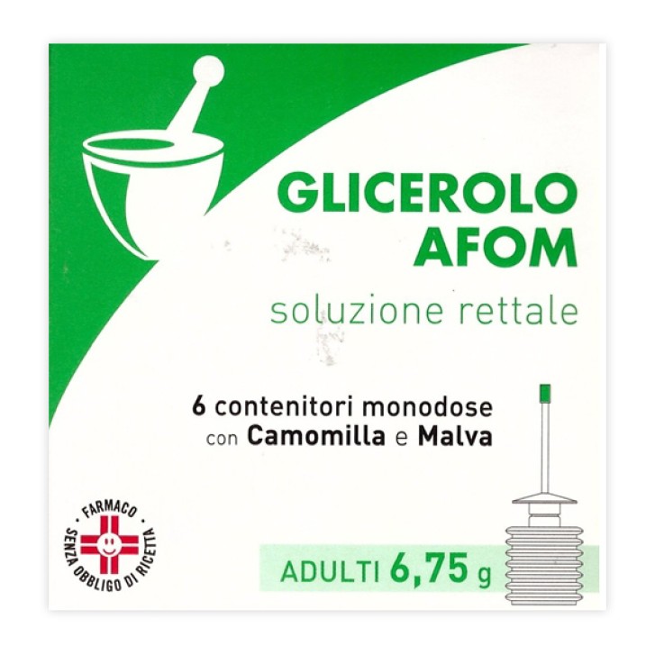 GLICEROLO (AFOM)*AD 6 contenitori monodose 6,75 g soluz rettcon camomilla e malva
