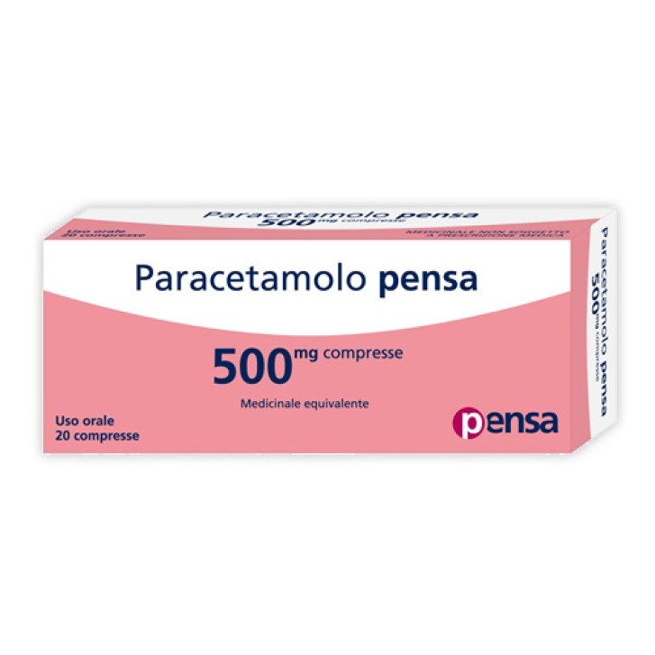 PARACETAMOLO (PENSA)*20 cpr 500 mg