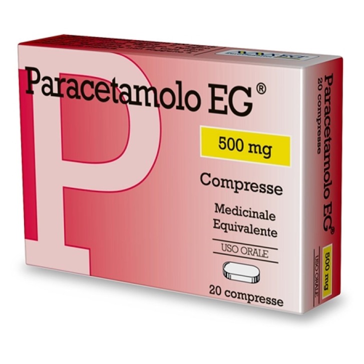 PARACETAMOLO (EG)*20 cpr 500 mg